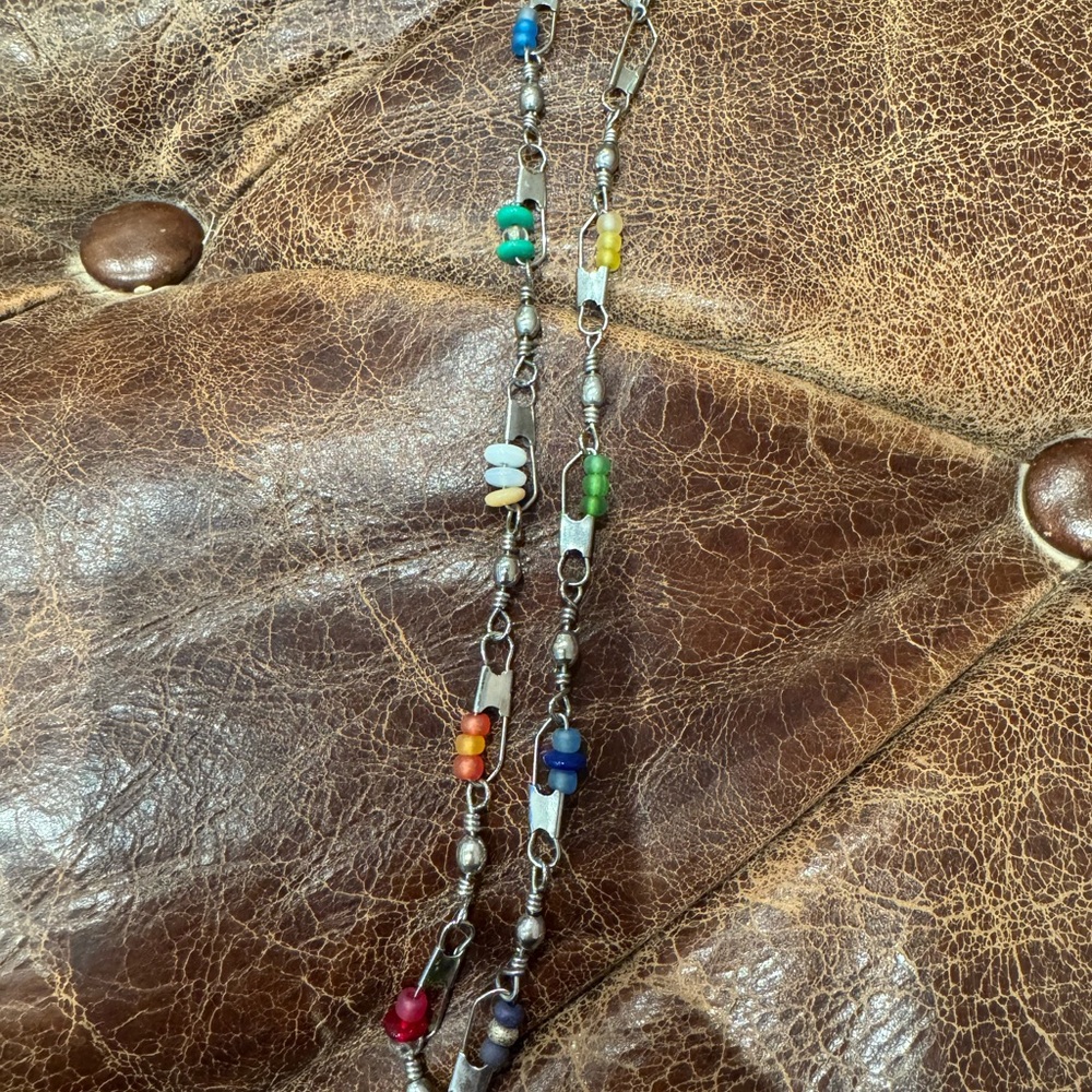 Rainbow/Silver Necklace